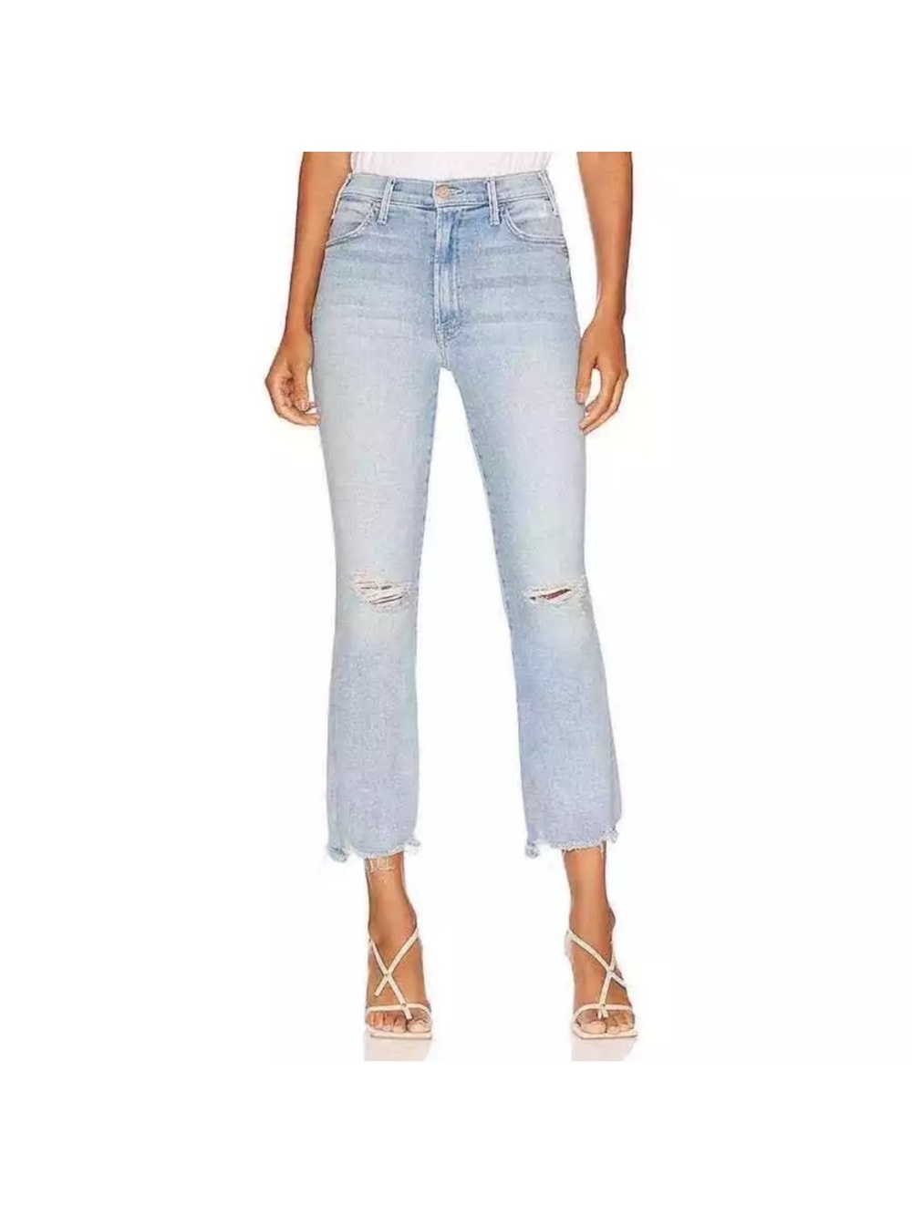MOTHER jeans - The Hustler Ankle Chew in petal pusher 25